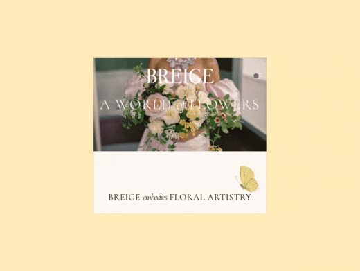 Breige Menu Design
